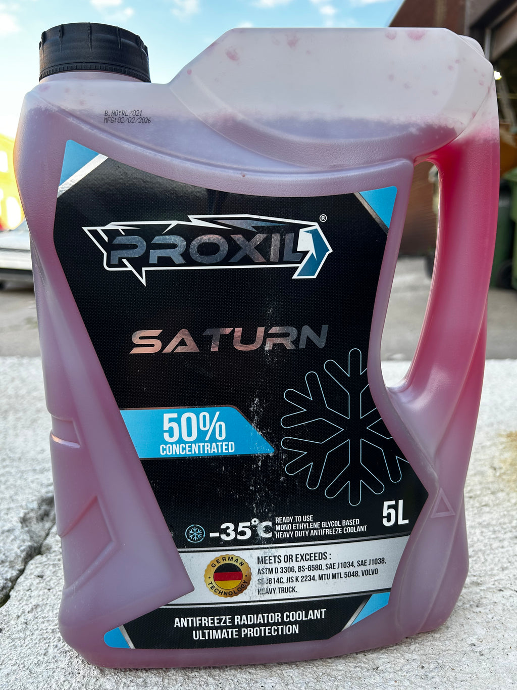 Antigel PROXIL SATURN 50% 5 L / PROXIL SATURN 50% Antifreeze Coolant 5L